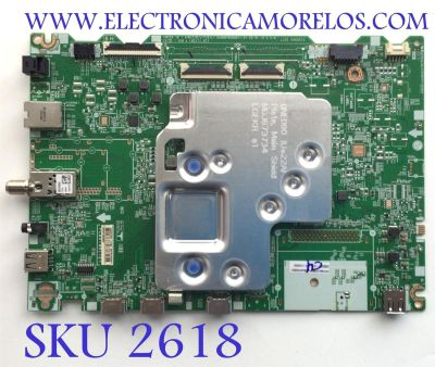 MAIN PARA SMART TV LG 4K RESOLUCION (3840 X 2160) / NUMERO DE PARTE EBT67333201 / EAX69763506 / 2HEBT000-016U / RU2716A2M6 / 67333201 / DISPLAY LC860DQR(SP)(A1) / MODELO 86UQ7590PUD.BUSYLKR / 86UQ7070ZUD.BUSYLKR